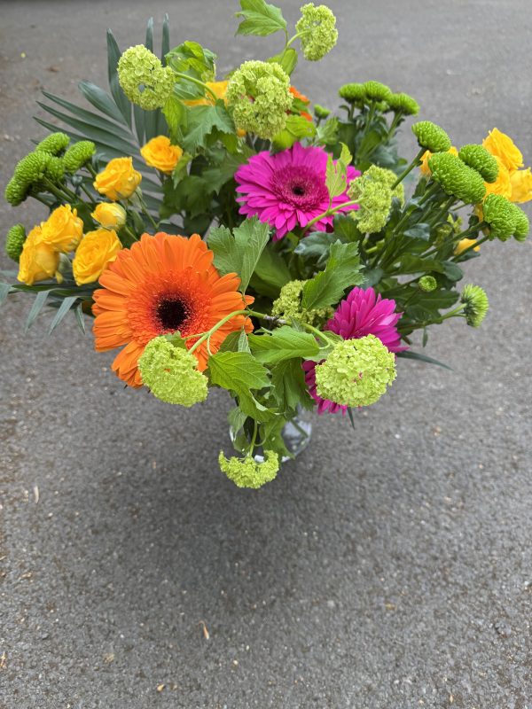 New forest florist - neutral tone vase bouquet