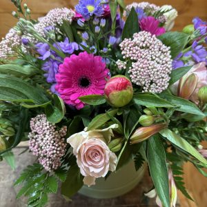 Floral hat box - New Forest florist