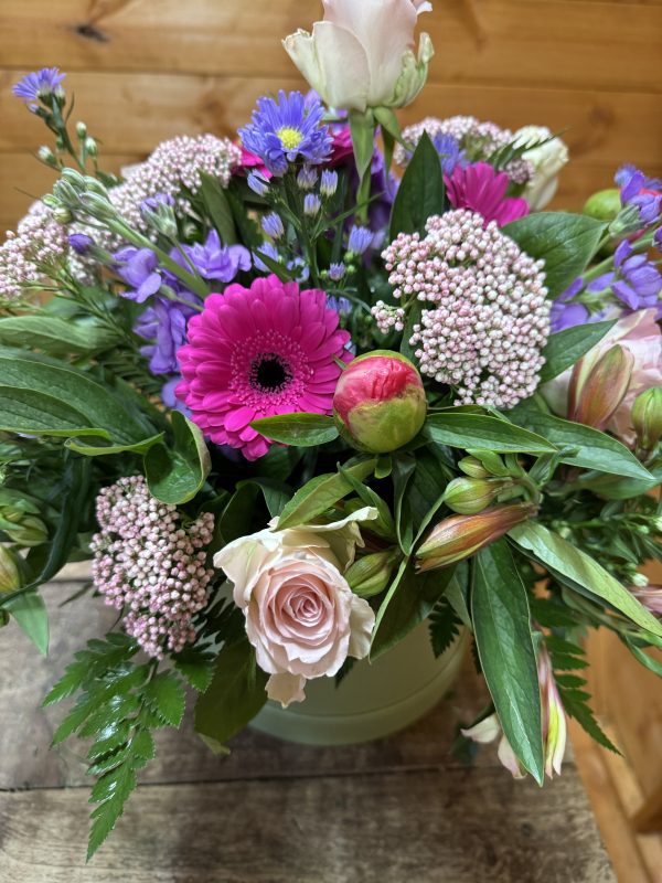 Floral hat box - New Forest florist